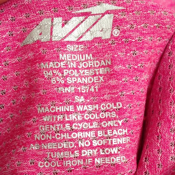Avia - Pink Workout Racerback Tank Top - Picture 6 of 6